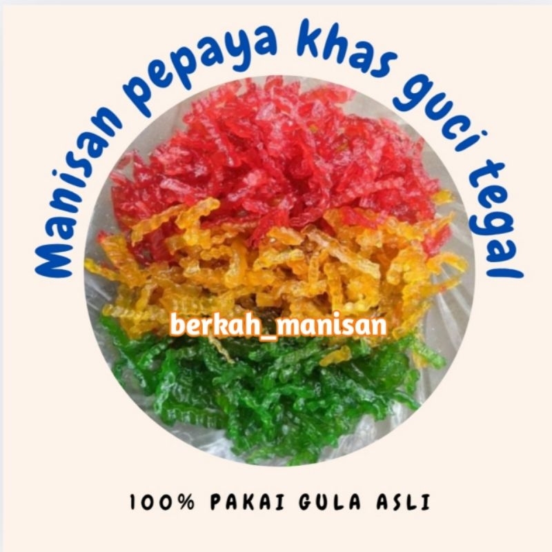 

[250gr] manisan pepaya khas wisata guci tegal