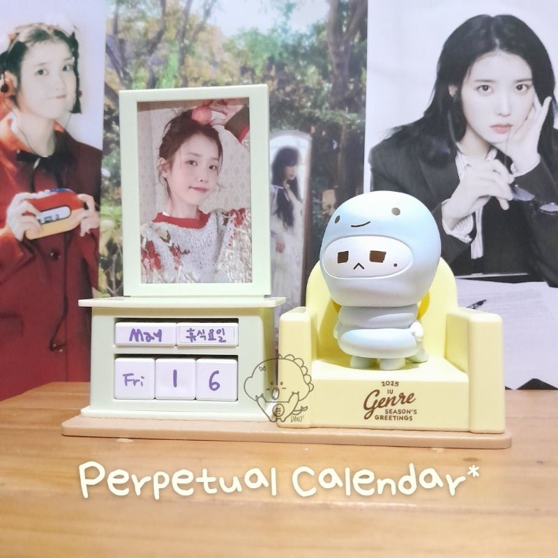 [FREE 2 PC & Griptok, Baca Desc] IU Perpetual Calendar Seasons Greetings 2025 SG25 Official