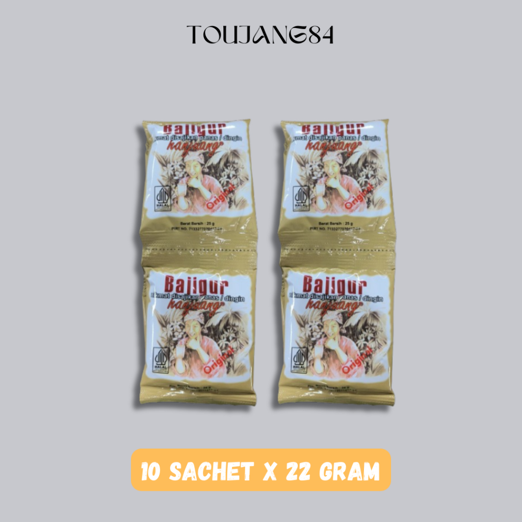 

Hanjuang Bajigur Original 10 Sachet @22g
