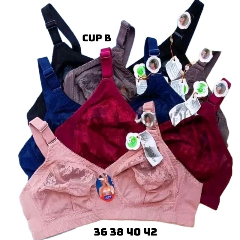 BH Guini Sister Renda Tanpa Kawat Kait 3