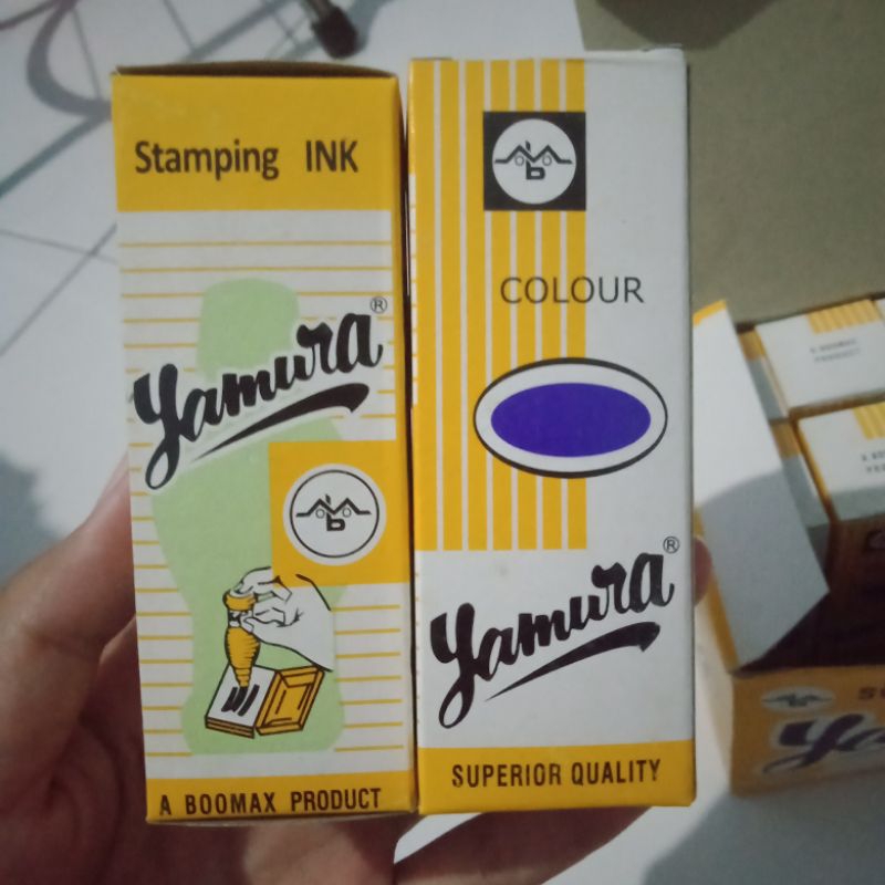 

(6pcs) Tinta Yamura / Tinta Stampel Stempel Stamp Pad ink Ungu / Violet stample