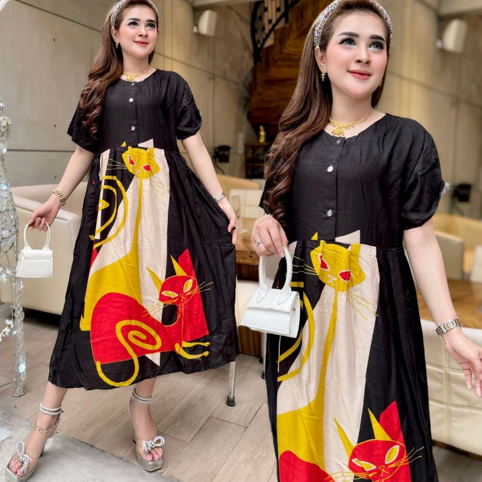 Harga Murah Casual Home Dress CENTINI Branded  Daster Viral Kekinian Pekalongan
