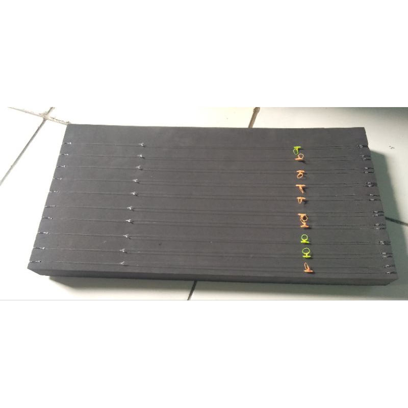 1 set kail siap pakai cabang 3 busa 40cm merk kail bradley no 1 2 3