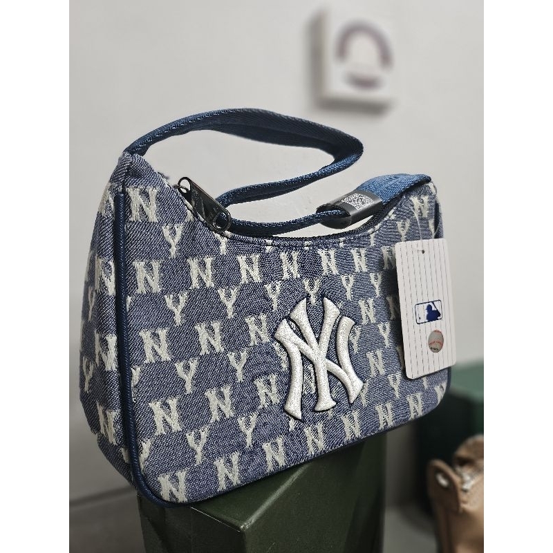 NY Yankees Monogram Hobo Bag