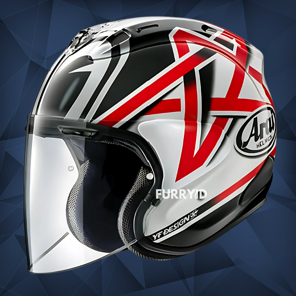 HELM HALF FACE ARAI VZRAM NAKANO STAR