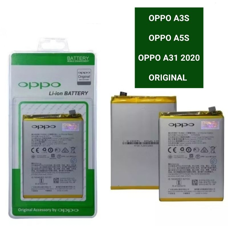 Baterai Oppo A3s A5s A31 2020 BLP-673 Original 100% Batre Oppo Tanam Tahan Lama original garansi 7 h