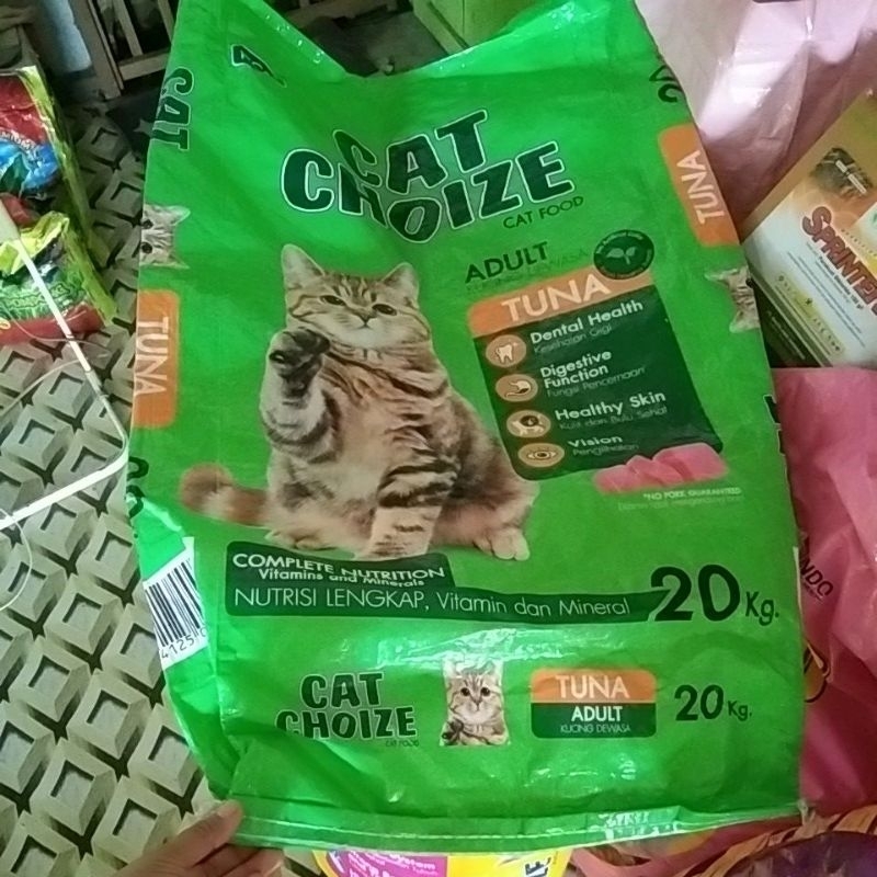 karung bekas pakan kucing/karung plastik kuat dan tebal