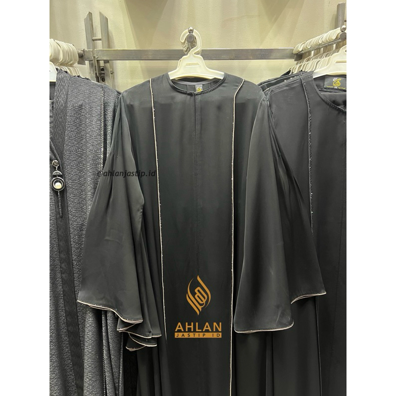 ABAYA HITAM LIST MESIR || ABAYA HITAM MEWAH || ABAYA IMPOR MESIR ORIGINAL