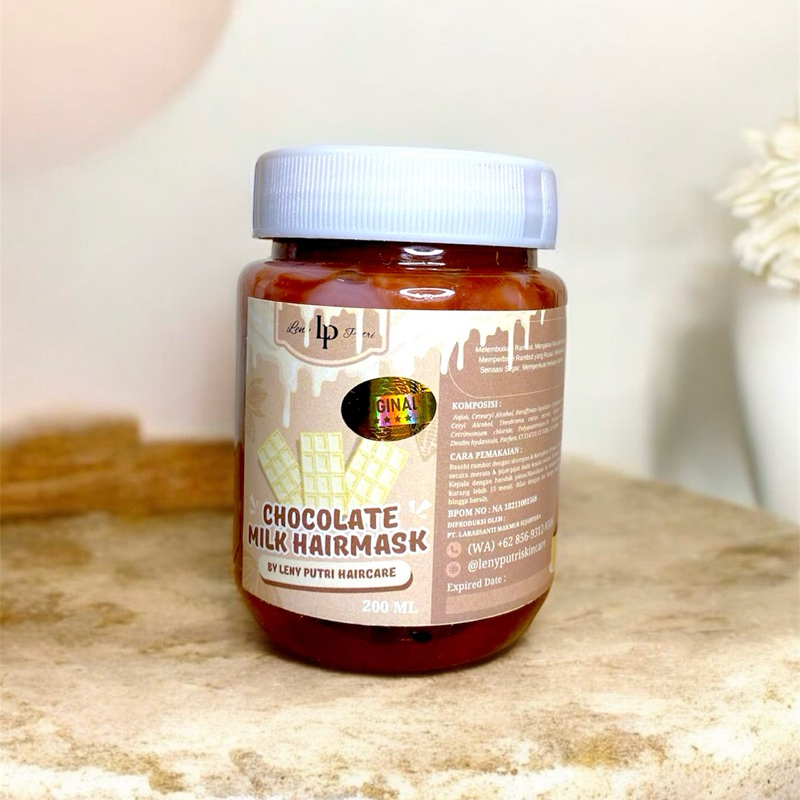 [𝗟𝗣 𝗛𝗔𝗜𝗥𝗖𝗔𝗥𝗘] Hair Mask Creambath Masker Rambut Murah ala Salon 200ml / Hair Mask BPOM Leny Putri Ha
