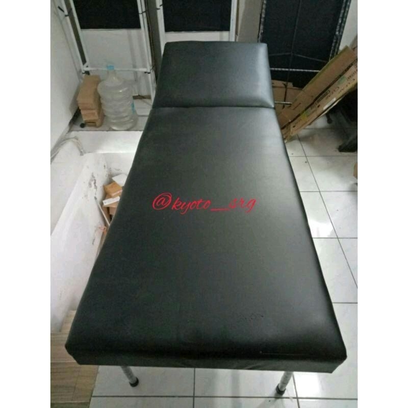 Spa Bed Pijat dan facial Adjustable / Bed Facial hitam