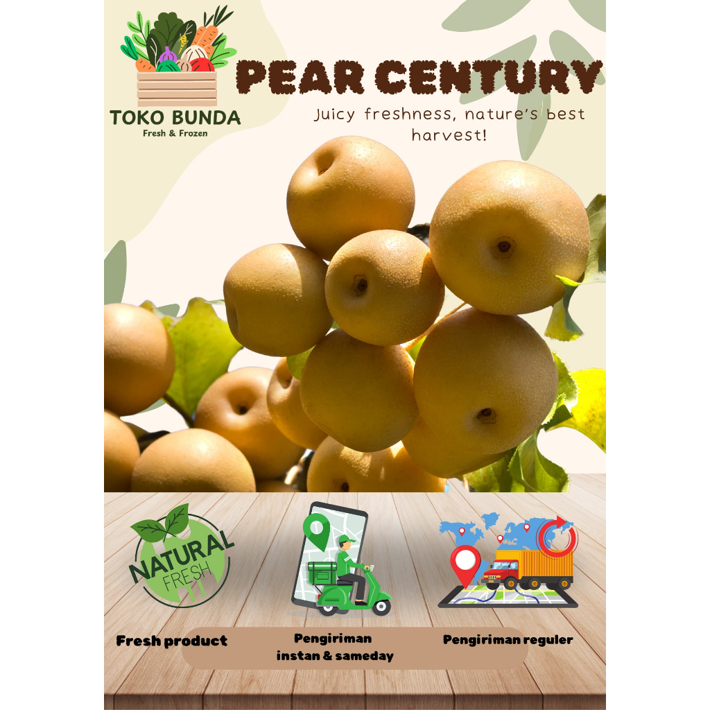 

Buah Pir Pear Century Madu Yalie