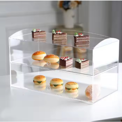 Akrilik Etalase Makanan | Display Kue Akrilik | Display Roti - Type DK03