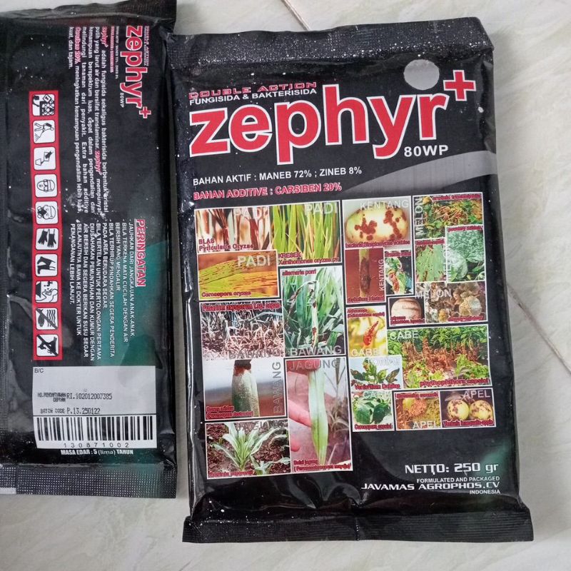 ZEPHYR PLUS 250 gram fungisida + bakterisida