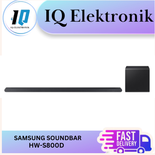 Speaker Samsung HW-S800D Ultra Slim Soundbar 3.1.2 ch dengan Sub Woofer Dolby Atmos - Bluetooth