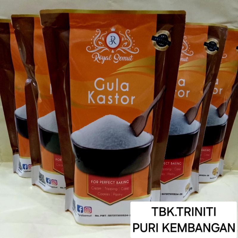 

GULA KASTOR 500GR ROYAL SEMUT ( GULA PASIR HALUS )