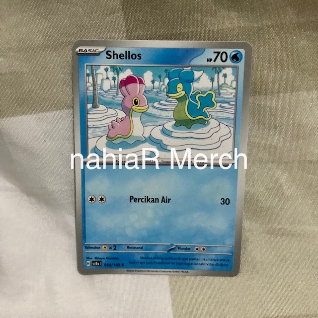 Pokemon TCG Indonesia Shellos sv8s 044/182 C Kilat Rasi