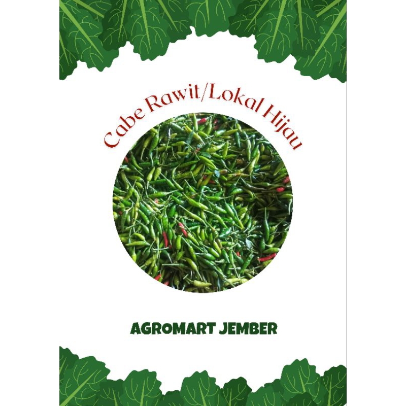 

[TERMURAH] Cabe Rawit/Lokal Hijau (Fresh dari petani)