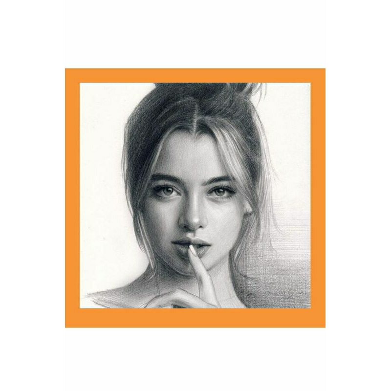 

Sketsa wajah lukisan poto sendiru,realis super mirip asli karya seni