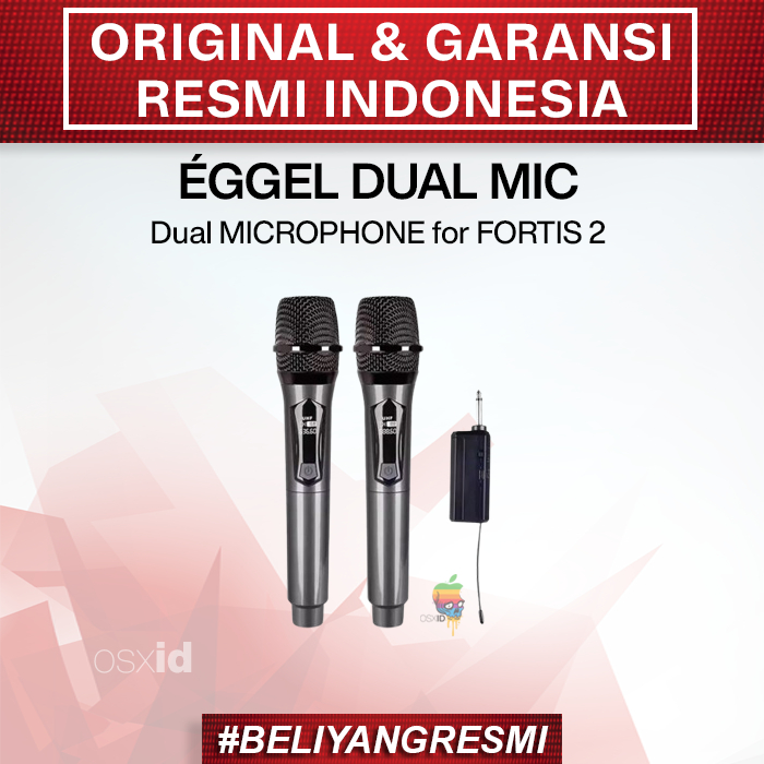 Eggel Solo / Eggel Dual Wireless Microphone Set for Fortis 2