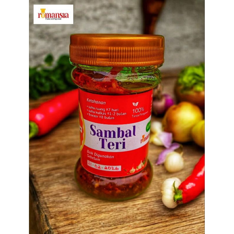

SAMBAL TERI Romansia – Rasa Autentik, Tanpa Tambahan Pengawet!
