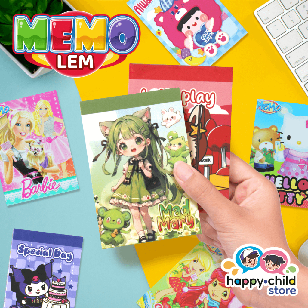 

[Grosir] Memo Lem Fancy Mini isi 400 pcs (Harga per Pack)