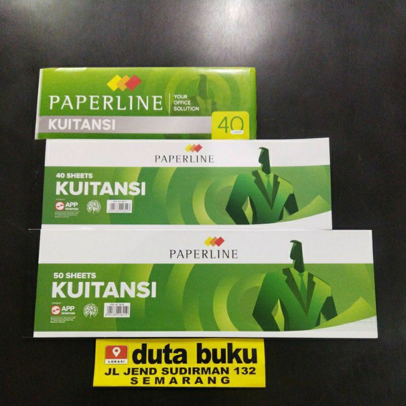 

Buku Kwitansi Paperline Kuitansi Kecil Sedang Besar Nota Bon Sinar Dunia SiDU