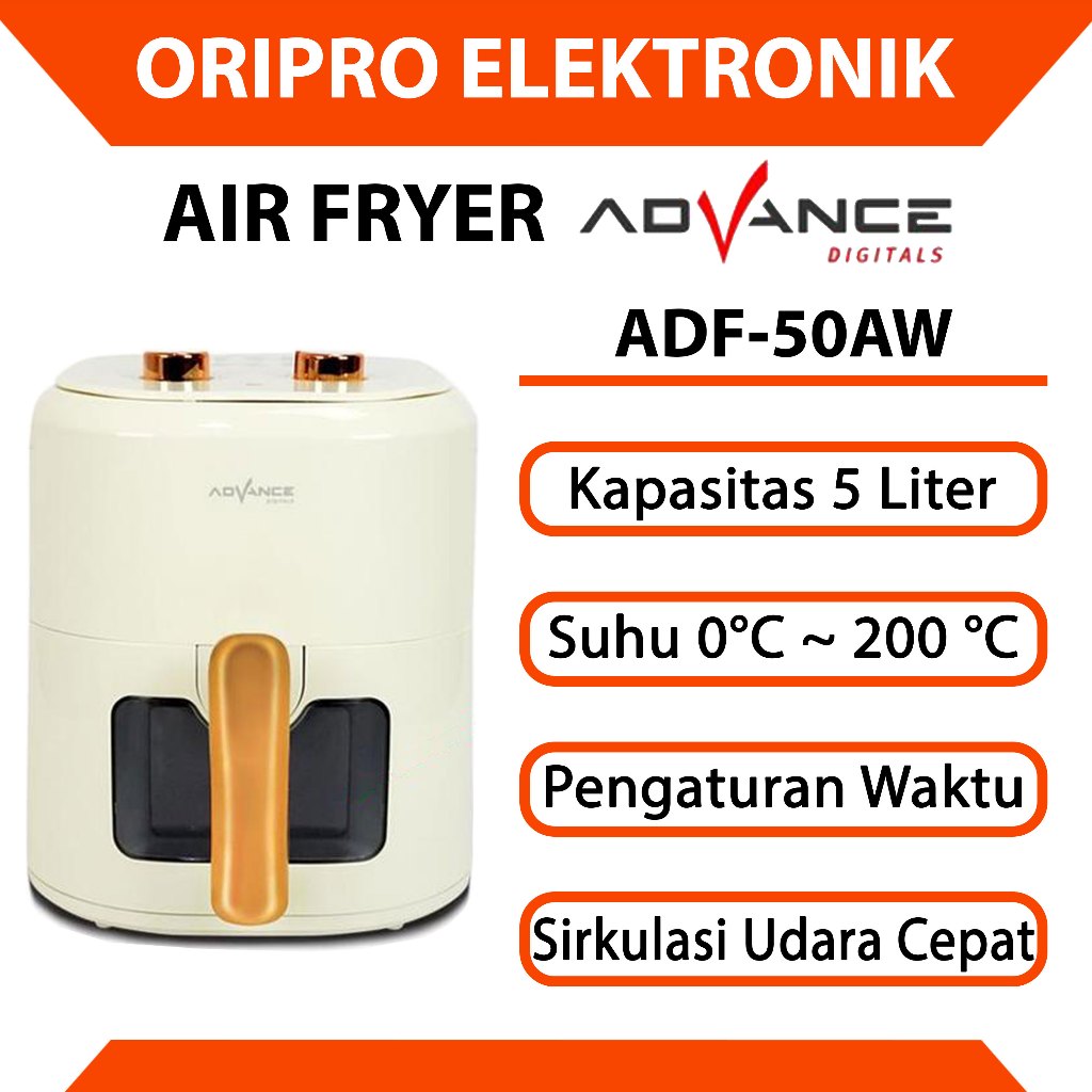 Air Fryer 5 Liter Advance ADF-50AW