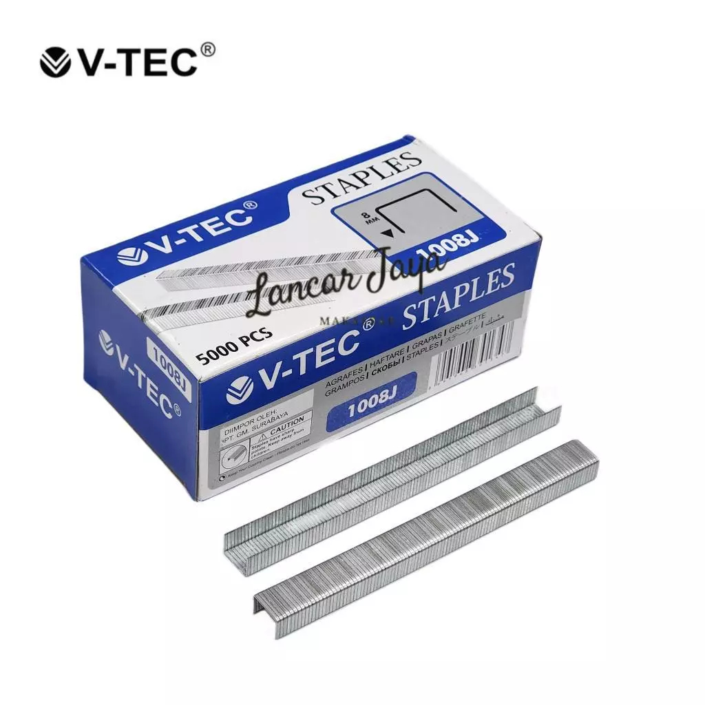 

V-TEC Nieces No.1008 J / Isi Stapler / Refill Staples
