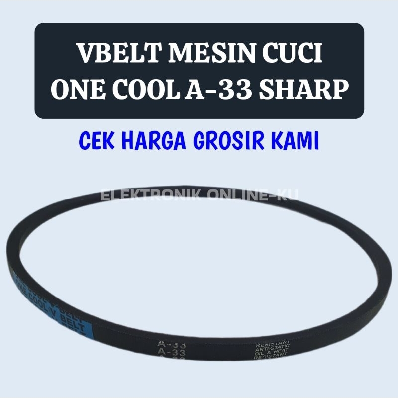 VBELT MESIN CUCI ONE COOL A-33 SHARP