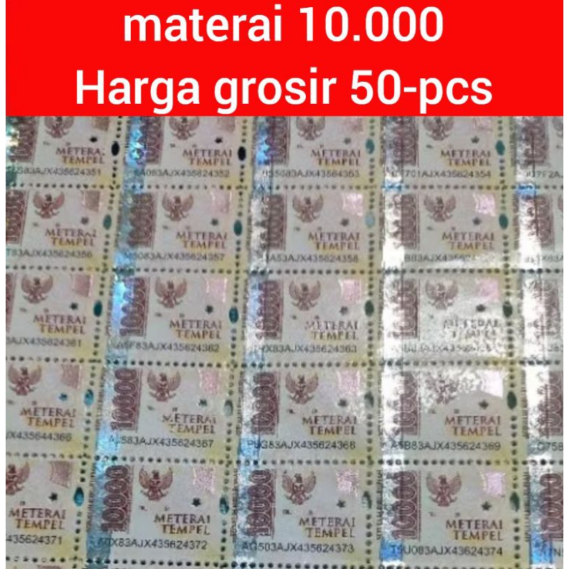 

materai tempel 10.000 materaipos