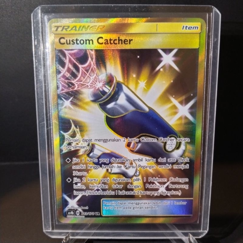 Custom Catcher UR as4b 213/178 Matahari&Bulan Penguasa Langit Set B Kartu Pokemon Pokemon Card