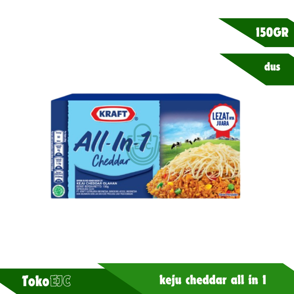 

[EJC] Kraft keju cheddar olahan all in 1 150gr