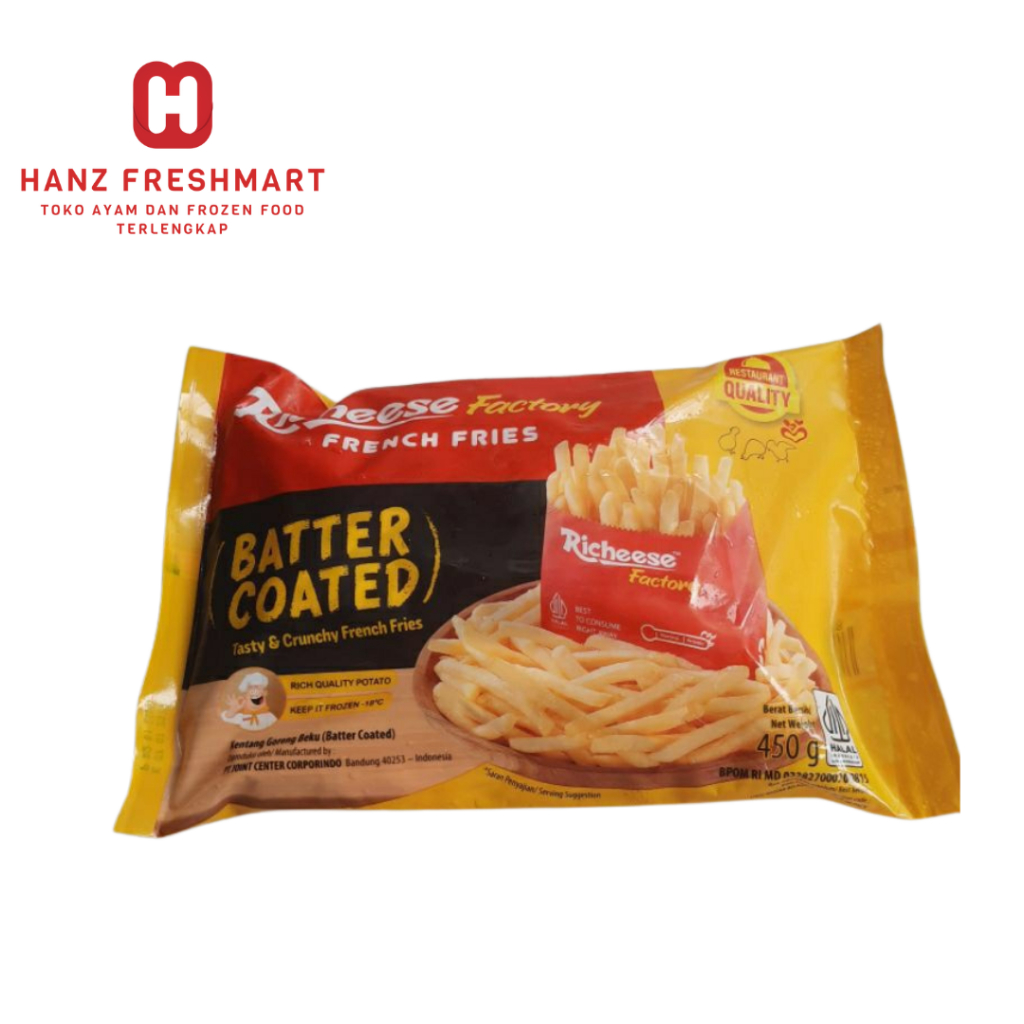 

Richeese Shoestring Batter Coated 450gram - Hanz Freshmart