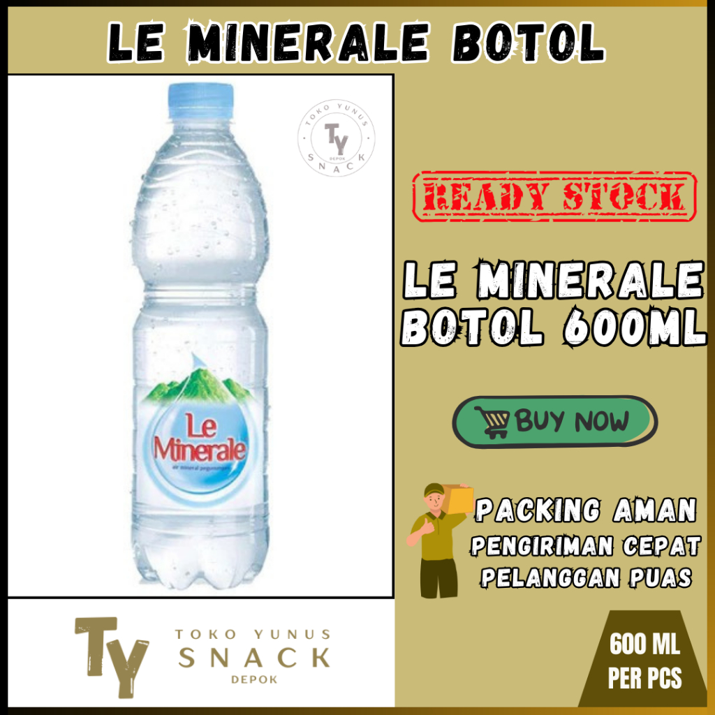 

LE MINERALE AIR MINERAL BOTOL 600ML