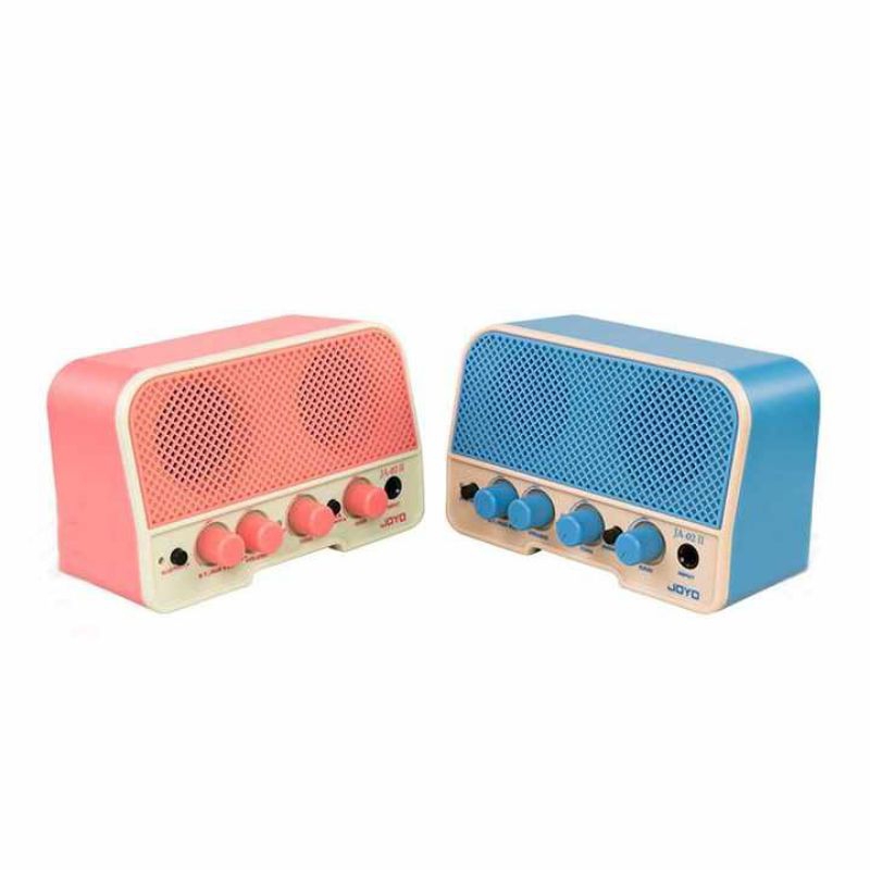 AMPLIFIER MINI JOYO JA 02 AMPLIFIER MINI GITAR JOYO JA02 WARNA BIRU DAN PINK