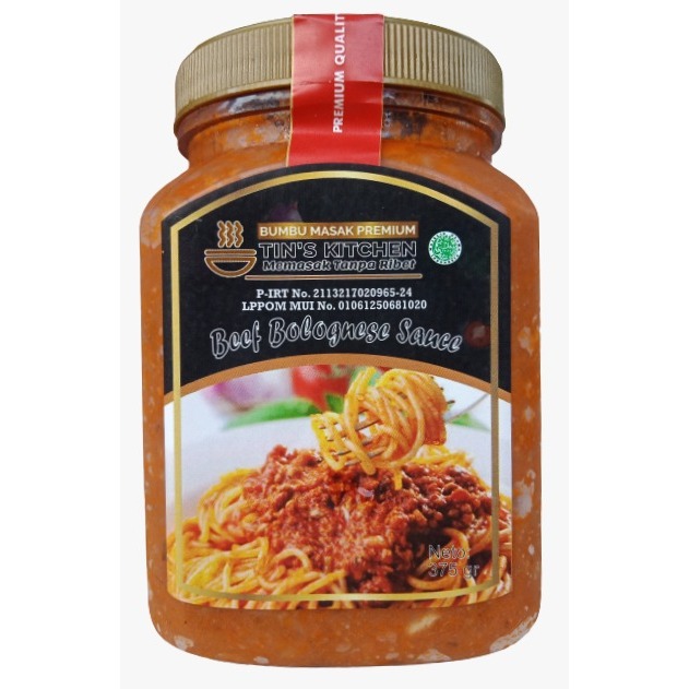 

Beef Bolognese Bolognese Tins Kitchen Official 375gr Berkualitas dan Premium