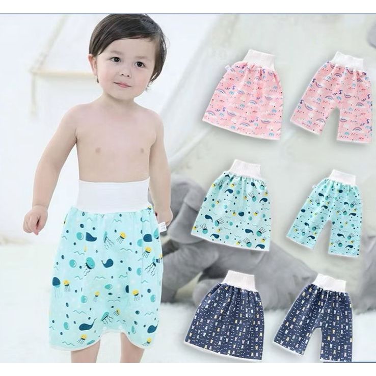 Celana anti ompol anak  celana waterproof anak celana popok kain clodi bisa dicuci import