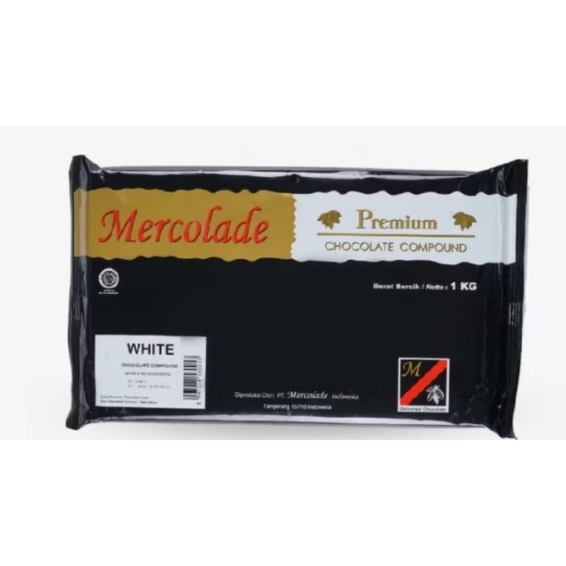 

Mercolade Premium Dark,Cokelat Compound Hitam 1 kg
