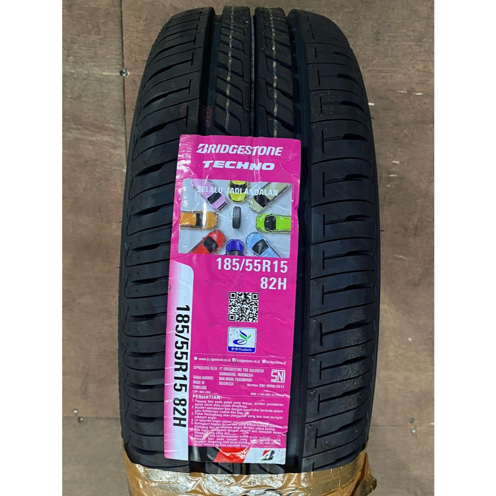 Ban Mobil bridgestone 185/55 R15 Techno 82H 185/55R15 185/55/15 185 55 15 Brio RS