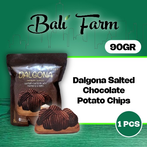 

Bali Farm x Dalgona - Salted Chocolate Potato Chips / Snack Kripik Rasa Coklat / 90 gram