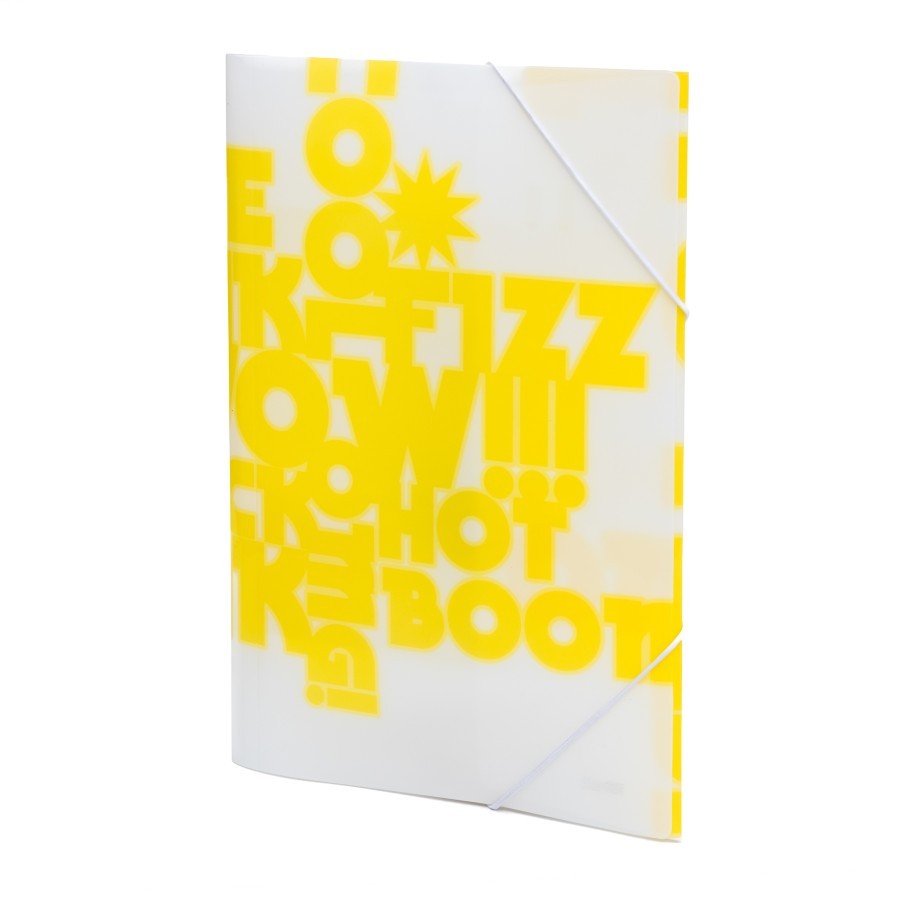 

Bantex PP Jolly Bright Elastic Folder Folio Lime #3432 65