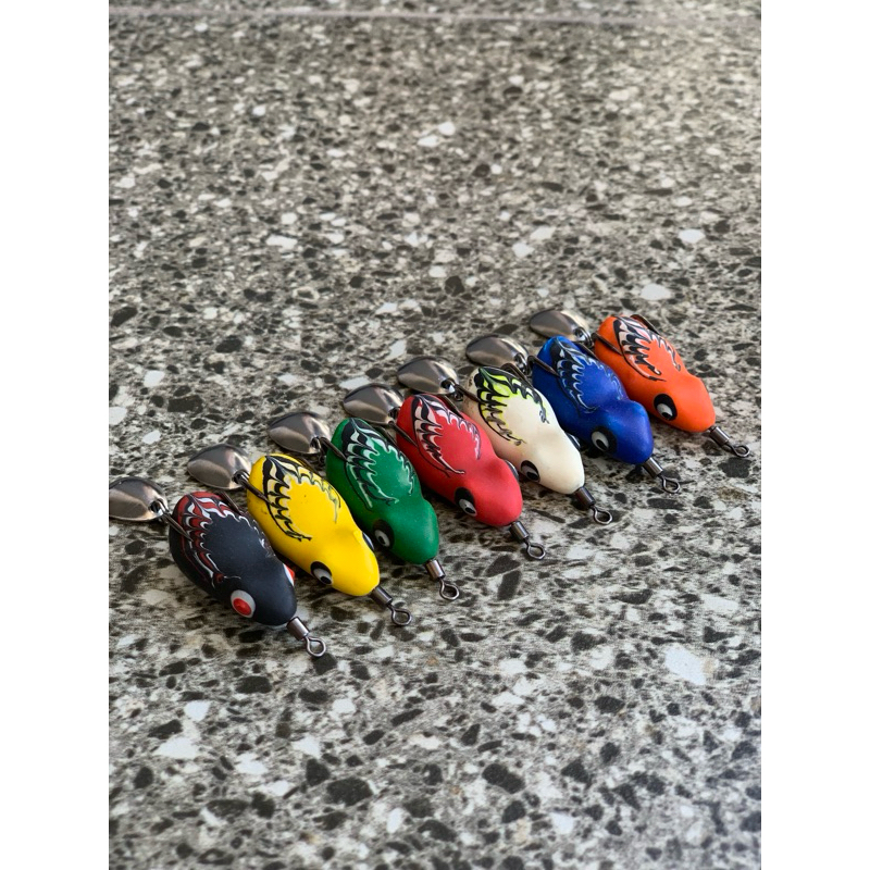 umpan casting / kodok palsu / softfrog uk 3,5cm