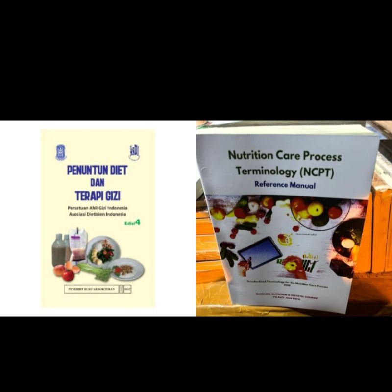 (BUNDLING Preloved Pemakaian Pribadi) Buku Penuntun Diet dan Terapi Gizi & Nutrition Care Process Te