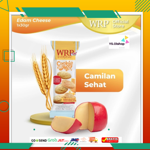 

WRP Keju Edam Cheese Cookies 30g - Camilan Diet sehat