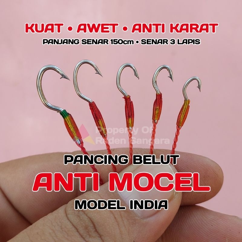 Kail Pancing Urek Belut 3 Lapis Siap Pakai Model India