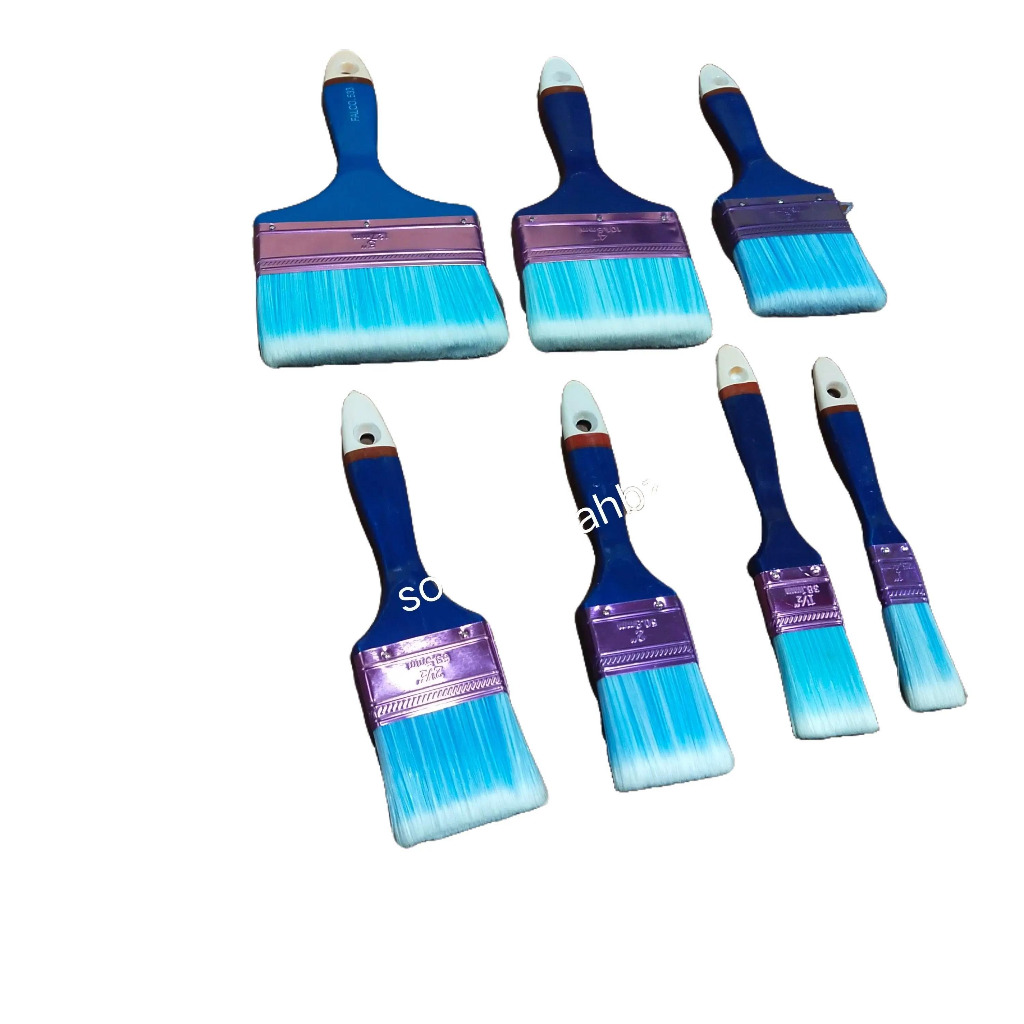 

perbiji kuas halal sintetis premium brush gagang pvc halus smooth pilih uk 1 2 3 4 5 1.5 2.5 inch