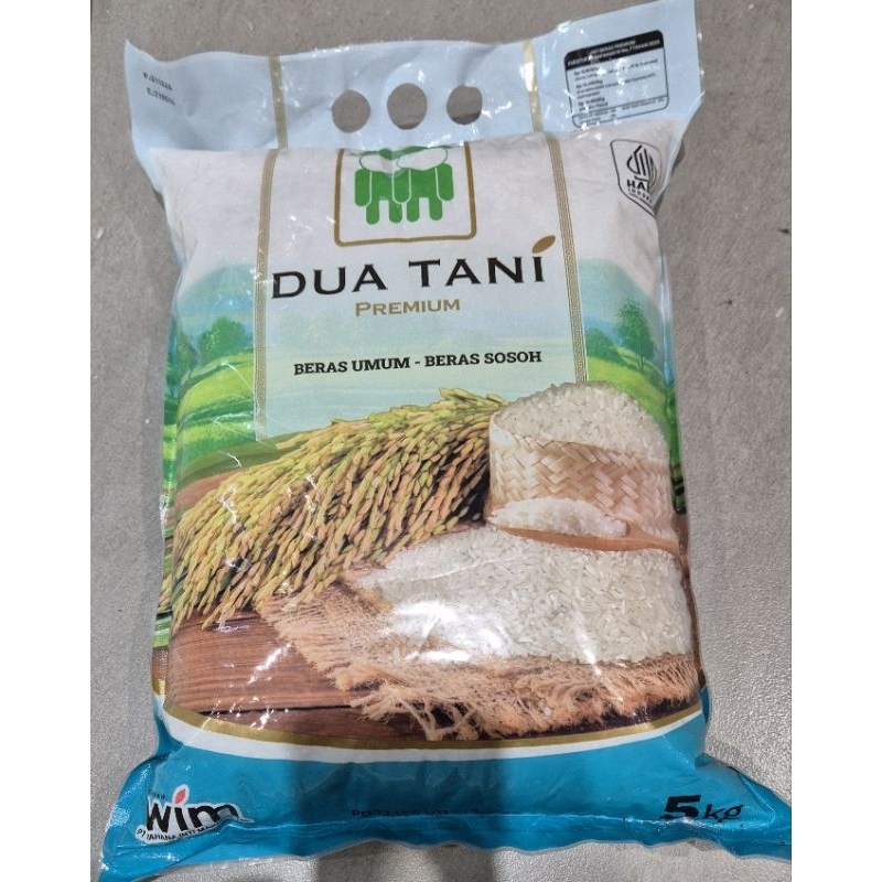 

Beras Sosoh Premium DUA TANI Premium Sosoh Rice 5 Kg - LM.