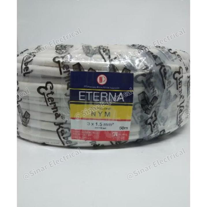 Kabel Eterna NYM 3x1.5 mm Kabel NYM 3x1,5 mm Kabel NYM ORIGINAL SNI