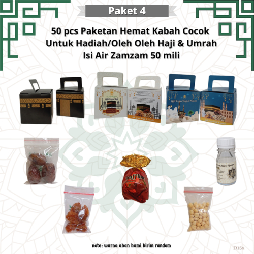 

paketan hemat cokelat turki kabah 50 pcs untuk oleh oleh haji dan umroh (isi air zamzam 50 ml)