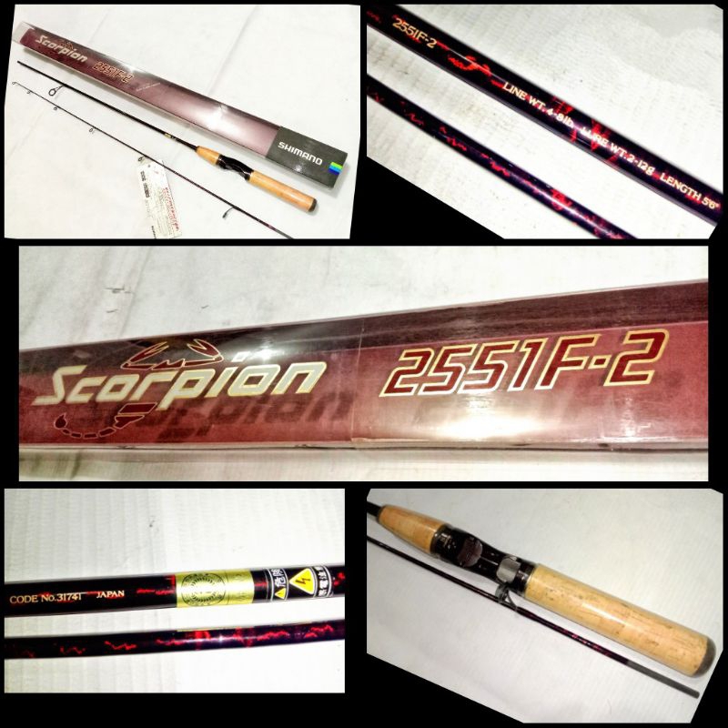 Joran shimano scorpion 2551F-2 Japan